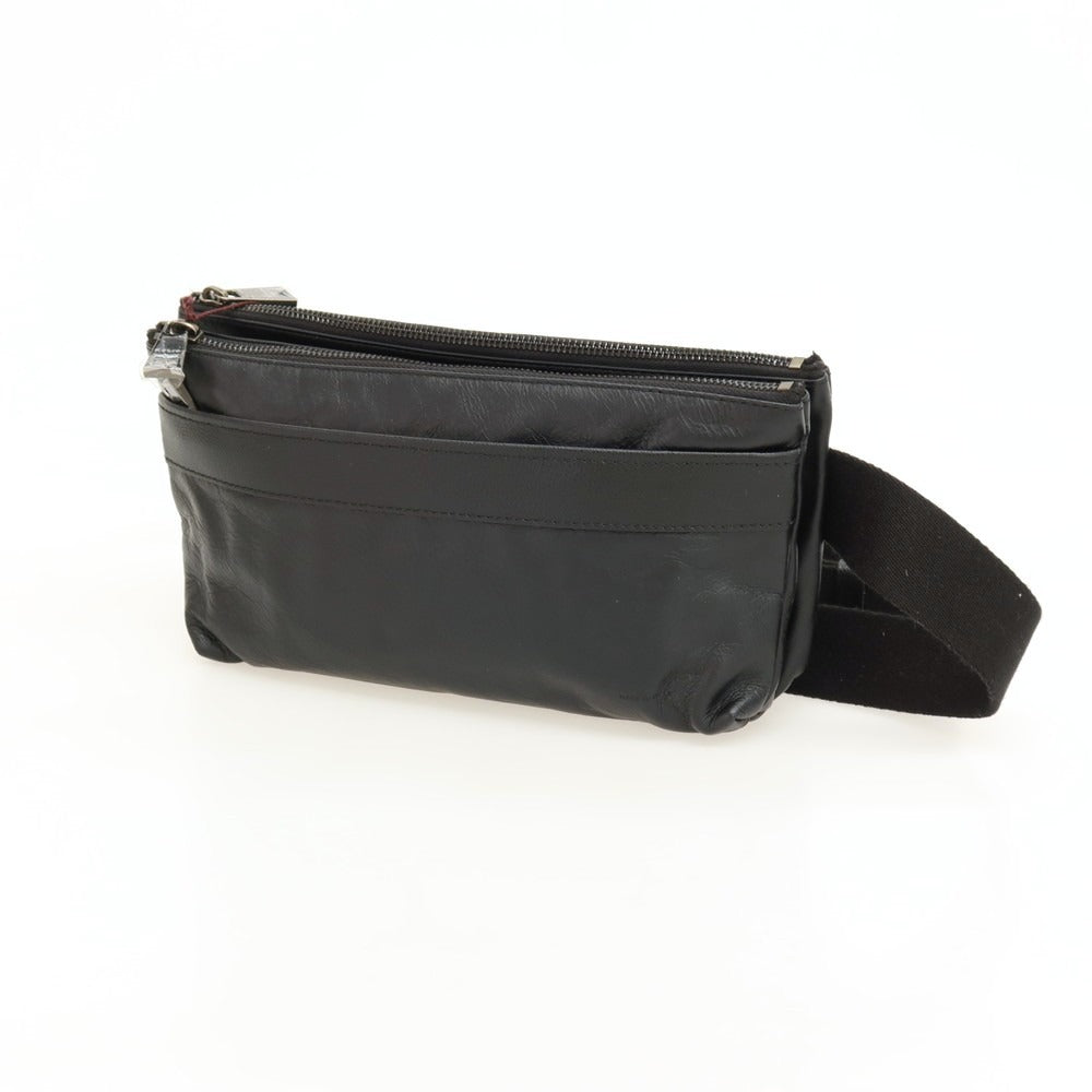 【中古】エフクリオ F.CLIO 3way レザー ボディバッグ ブラック【 状態ランクA 】【 メンズ 】