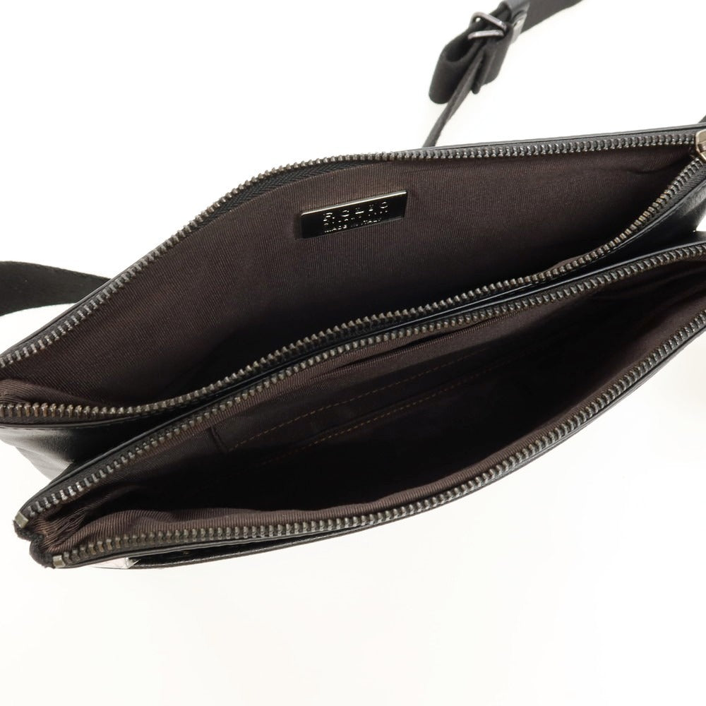 【中古】エフクリオ F.CLIO 3way レザー ボディバッグ ブラック【 状態ランクA 】【 メンズ 】