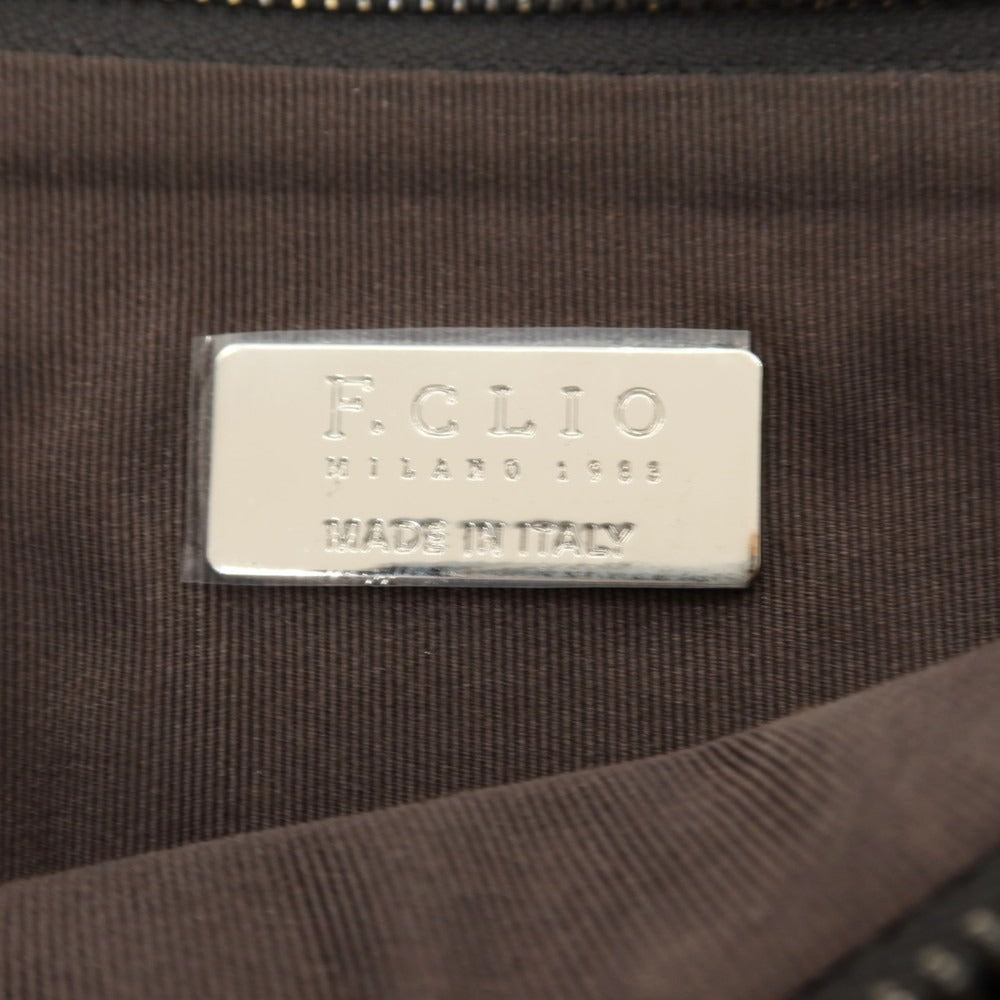 【中古】エフクリオ F.CLIO 3way レザー ボディバッグ ブラック【 状態ランクA 】【 メンズ 】