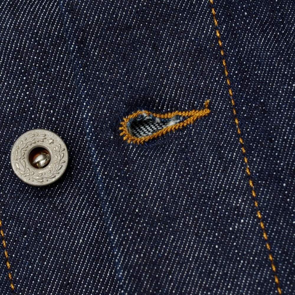 【中古】イカイ YCHAI ストレッチ コットン デニムジャケット ネイビー【サイズ46】【 状態ランクA 】【 メンズ 】