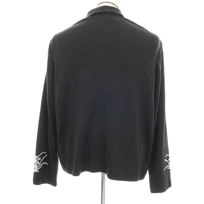 【中古】ボーディ BODE ウール ビーズ シャツ型 カーディガン チャコール【サイズL/XL】【 状態ランクB 】【 メンズ 】