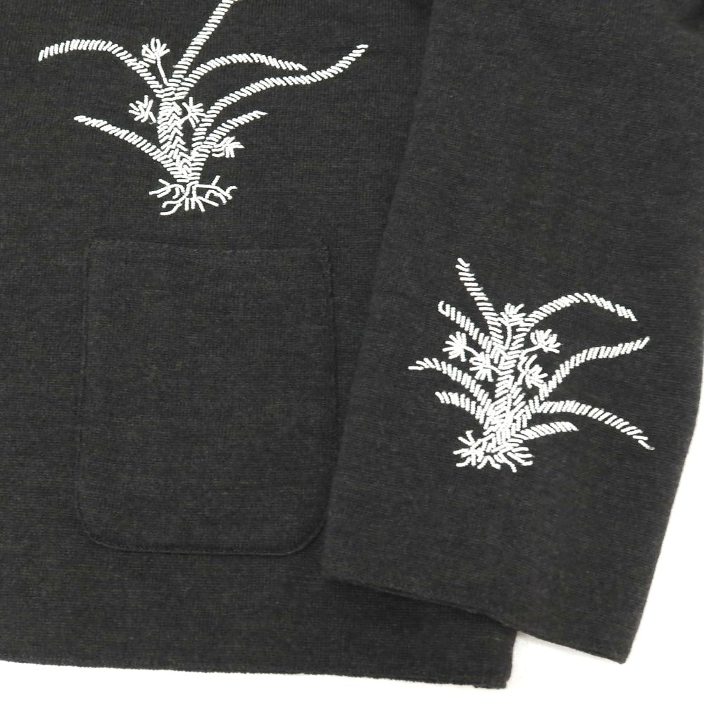 【中古】ボーディ BODE ウール ビーズ シャツ型 カーディガン チャコール【サイズL/XL】【 状態ランクB 】【 メンズ 】