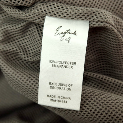 【中古】イーストサイドゴルフ Eastside Golf ストレッチ ポリエステル スタンドカラー ジップアップ ジャージ グレー【サイズ2XL】【 状態ランクB 】【 メンズ 】