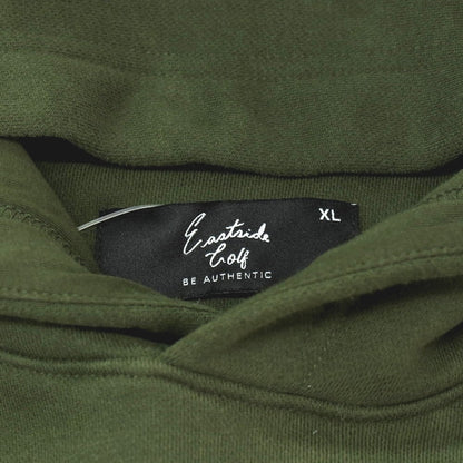 【中古】イーストサイドゴルフ Eastside Golf ポリエステルコットン プルオーバー パーカー オリーブグリーン【サイズXL】【 状態ランクC 】【 メンズ 】