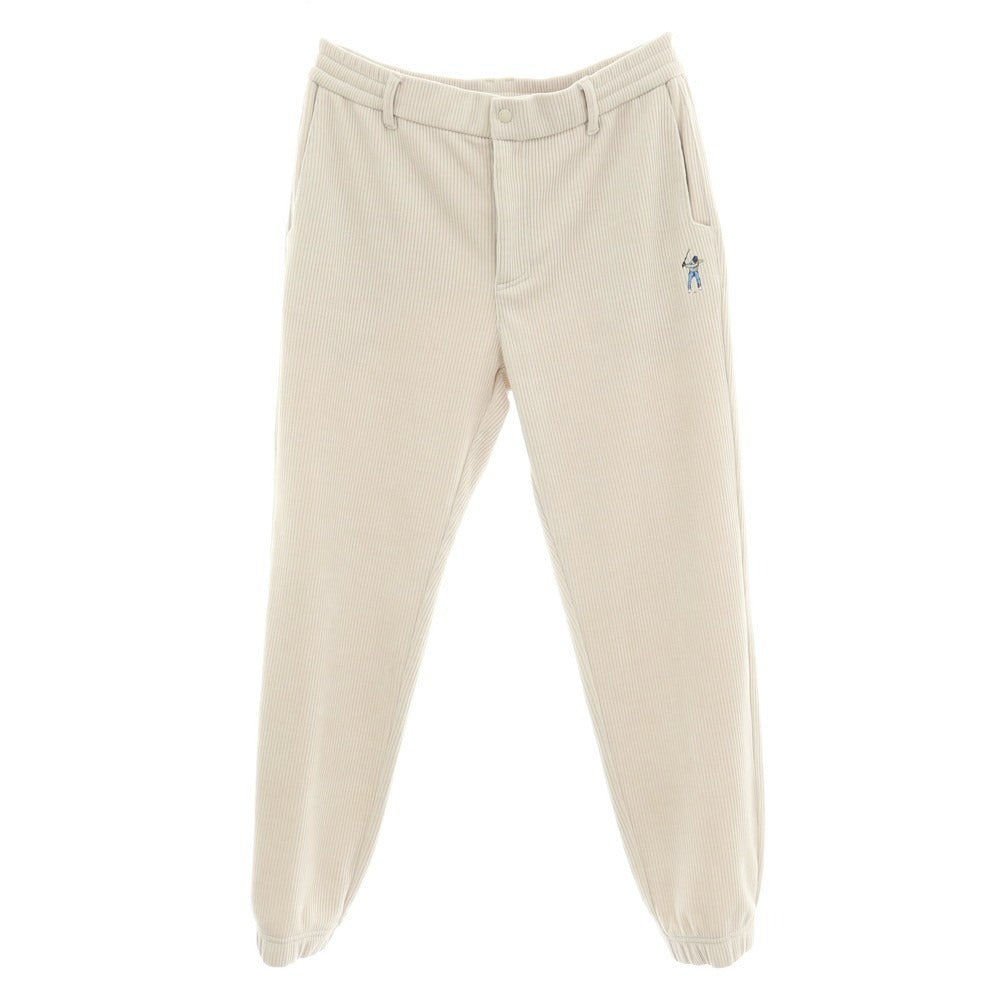 【中古】イーストサイドゴルフ Eastside Golf ストレッチ ポリエステル イージーパンツ アイボリー【サイズXL】【 状態ランクB 】【 メンズ 】