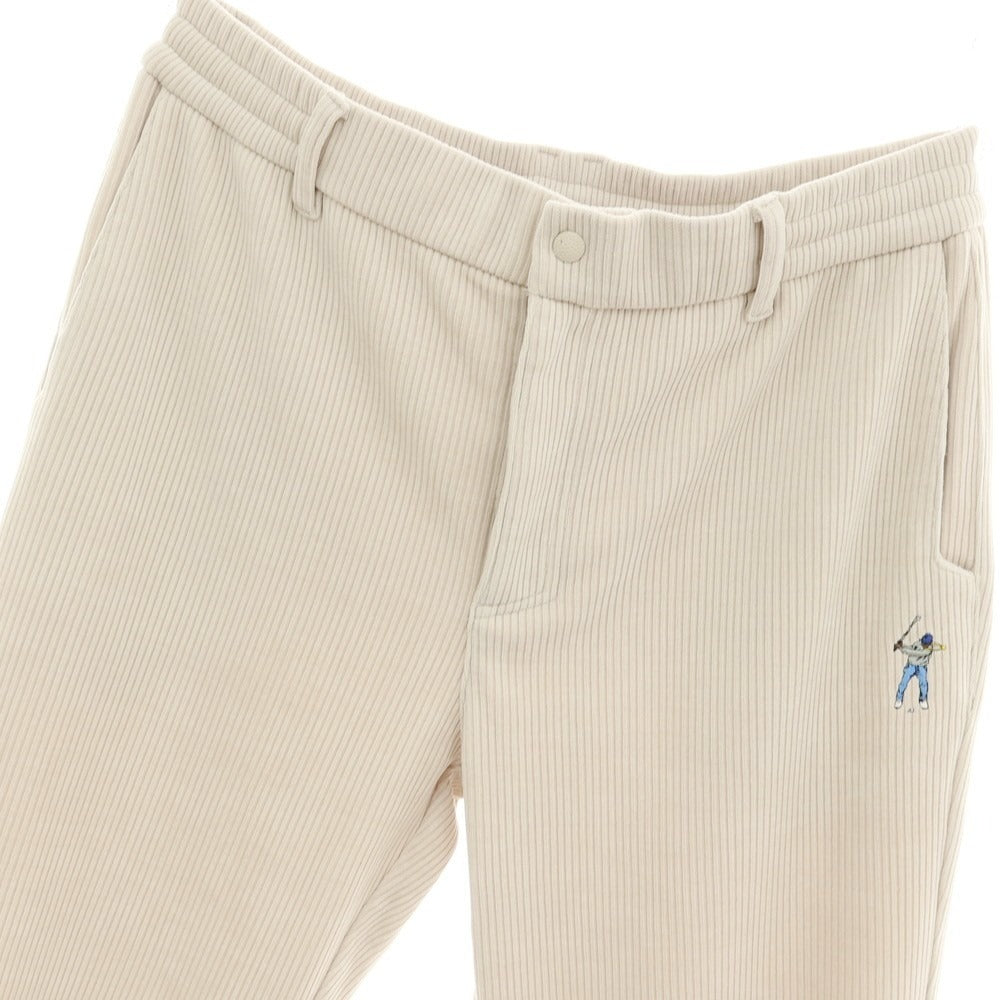 【中古】イーストサイドゴルフ Eastside Golf ストレッチ ポリエステル イージーパンツ アイボリー【サイズXL】【 状態ランクB 】【 メンズ 】