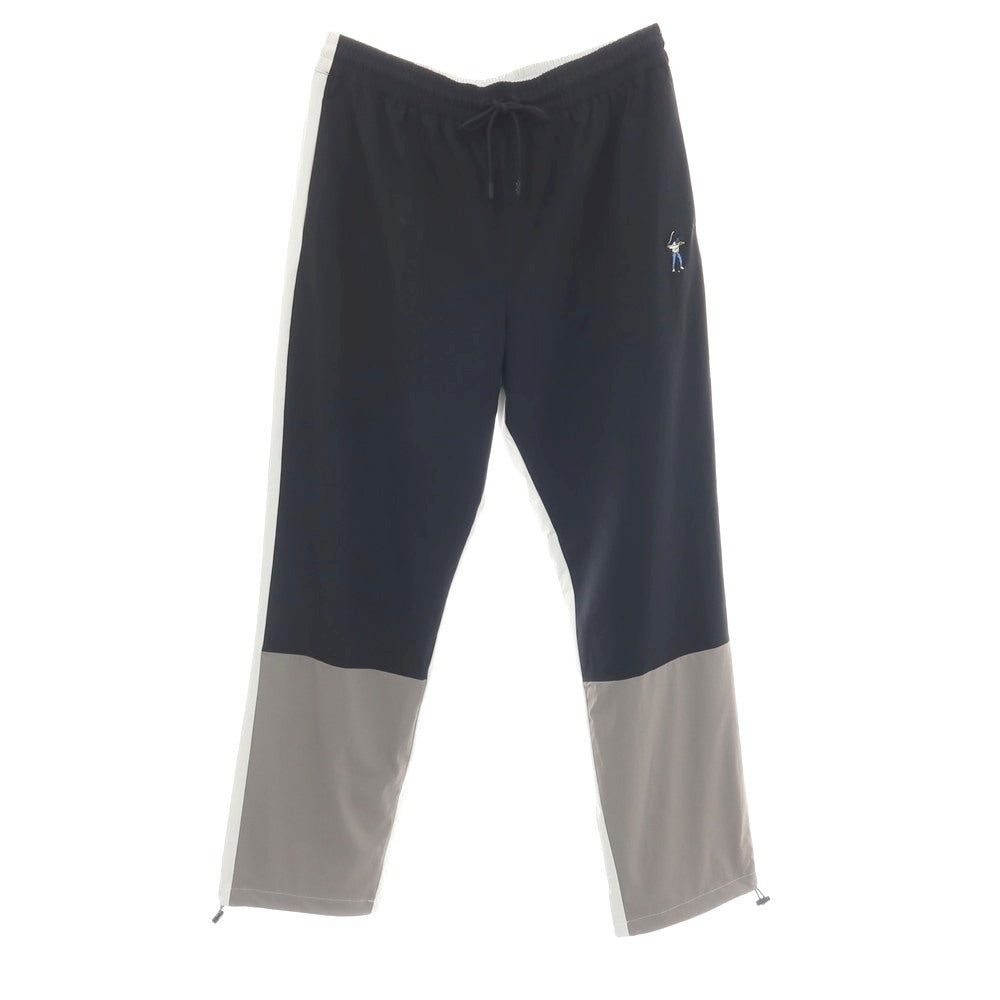 【中古】イーストサイドゴルフ Eastside Golf ストレッチ リップストップナイロン イージーパンツ ブラックxライトグレー【サイズ2XL】【 状態ランクB 】【 メンズ 】