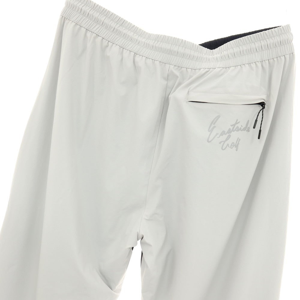 【中古】イーストサイドゴルフ Eastside Golf ストレッチ リップストップナイロン イージーパンツ ブラックxライトグレー【サイズ2XL】【 状態ランクB 】【 メンズ 】