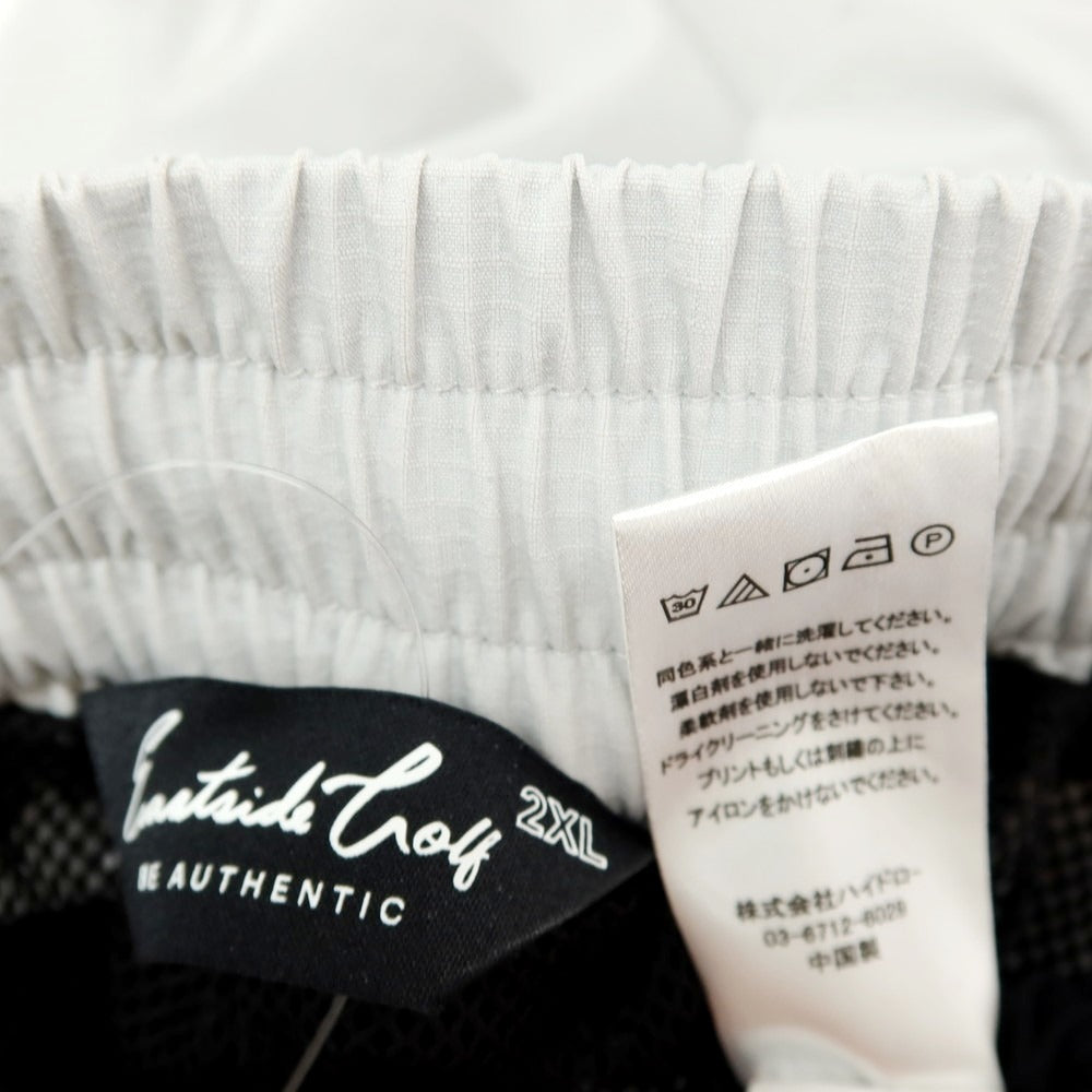 【中古】イーストサイドゴルフ Eastside Golf ストレッチ リップストップナイロン イージーパンツ ブラックxライトグレー【サイズ2XL】【 状態ランクB 】【 メンズ 】