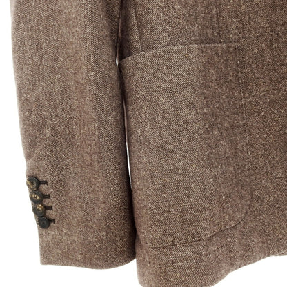 【中古】チルコロ1901 CIRCOLO 1901 コットン ジャージー ツイルプリント 2B カジュアルジャケット アッシュブラウン【サイズ44】【 状態ランクB 】【 メンズ 】