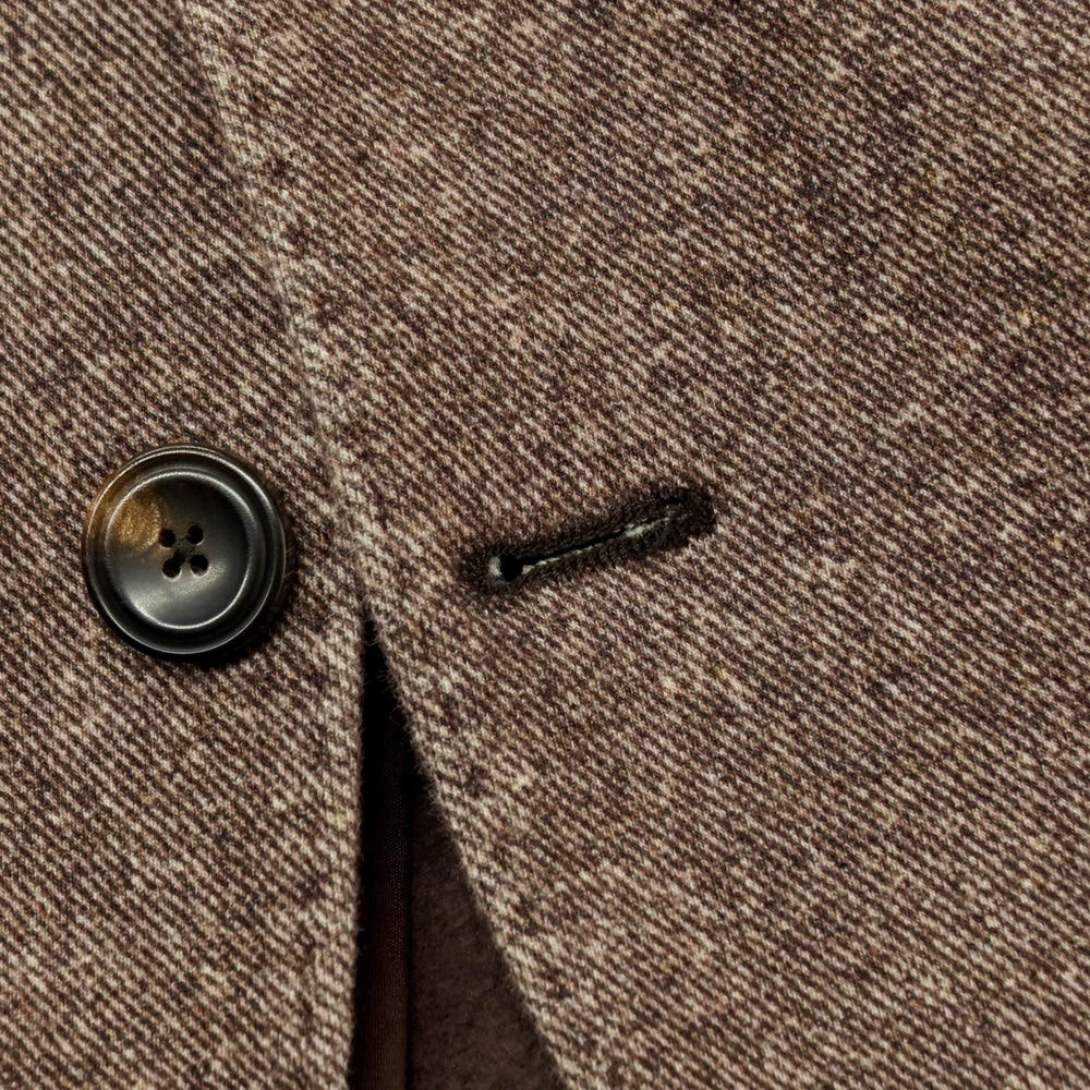 【中古】チルコロ1901 CIRCOLO 1901 コットン ジャージー ツイルプリント 2B カジュアルジャケット アッシュブラウン【サイズ44】【 状態ランクB 】【 メンズ 】