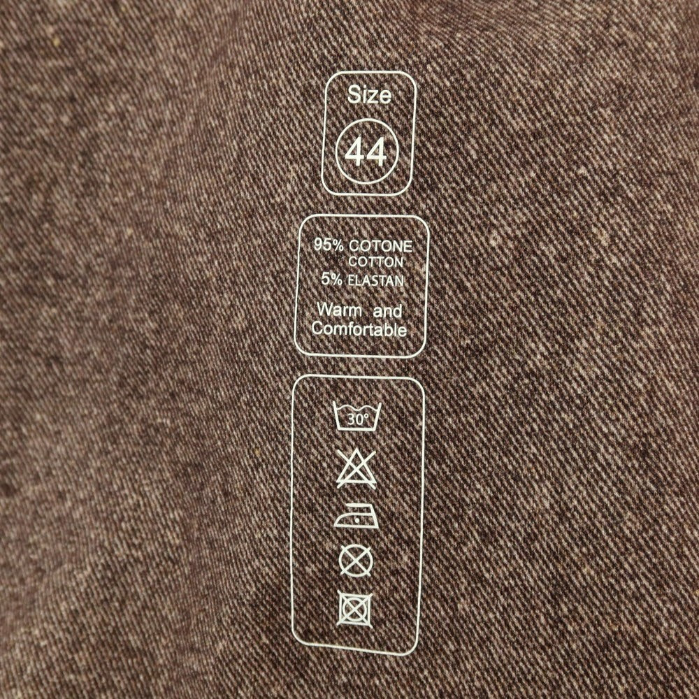 【中古】チルコロ1901 CIRCOLO 1901 コットン ジャージー ツイルプリント 2B カジュアルジャケット アッシュブラウン【サイズ44】【 状態ランクB 】【 メンズ 】