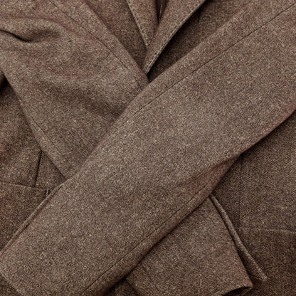 【中古】チルコロ1901 CIRCOLO 1901 コットン ジャージー ツイルプリント 2B カジュアルジャケット アッシュブラウン【サイズ44】【 状態ランクB 】【 メンズ 】