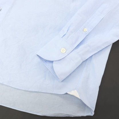 【中古】ジャンネット giannetto コットン ホリゾンタルカラー ドレスシャツ ブルー【サイズ40】【 状態ランクB 】【 メンズ 】