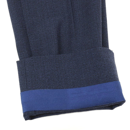 【中古】インコテックス スローウェア INCOTEX SLOWEAR ストレッチ ポリエステルウール イージースラックスパンツ ネイビー【サイズ46】【 状態ランクB 】【 メンズ 】