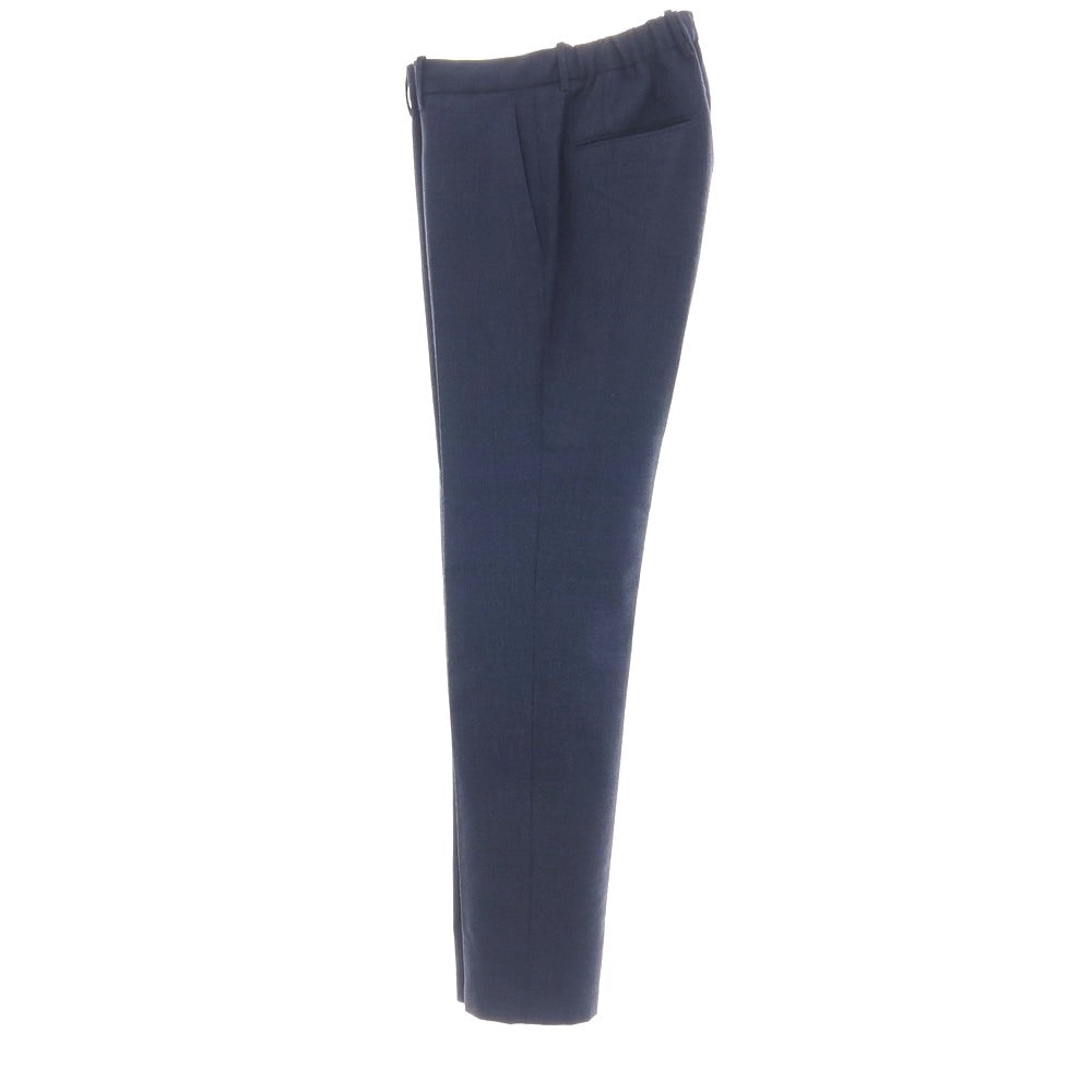 【中古】インコテックス スローウェア INCOTEX SLOWEAR ストレッチ ポリエステルウール イージースラックスパンツ ネイビー【サイズ46】【 状態ランクB 】【 メンズ 】