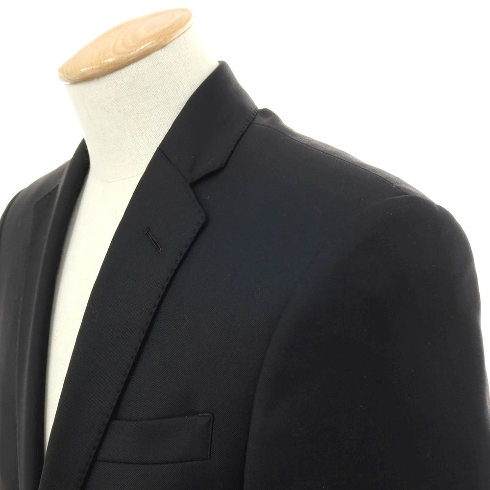 【中古】ハケットロンドン HACKETT LONDON FOUR SEASONS Super130’S ウール 2つボタンスーツ ブラック【サイズ上UK36/下30】【 状態ランクC 】【 メンズ 】[CPD]