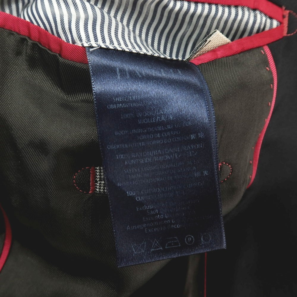 【中古】ハケットロンドン HACKETT LONDON FOUR SEASONS Super130’S ウール 2つボタンスーツ ブラック【サイズ上UK36/下30】【 状態ランクC 】【 メンズ 】[CPD]