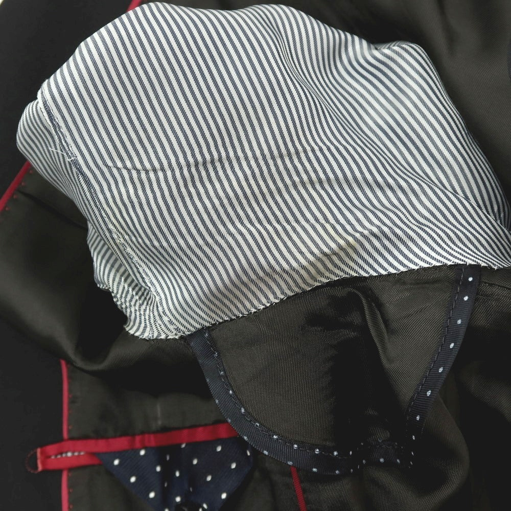 【中古】ハケットロンドン HACKETT LONDON FOUR SEASONS Super130’S ウール 2つボタンスーツ ブラック【サイズ上UK36/下30】【 状態ランクC 】【 メンズ 】