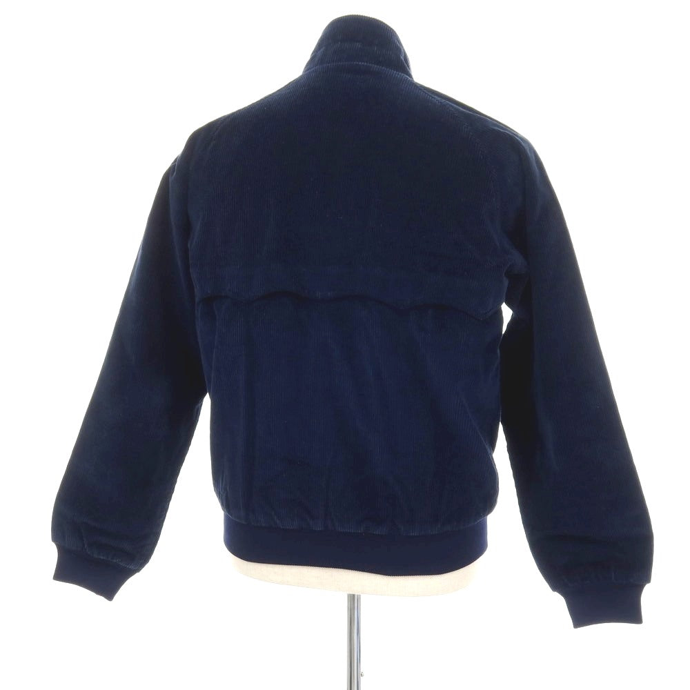 【中古】バラクータ BARACUTA コットン コーデュロイ 中綿入り スイングトップ ネイビー【サイズ38】【 状態ランクC 】【 メンズ 】