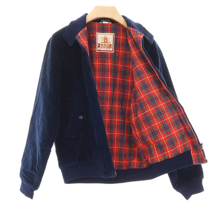 【中古】バラクータ BARACUTA コットン コーデュロイ 中綿入り スイングトップ ネイビー【サイズ38】【 状態ランクC 】【 メンズ 】