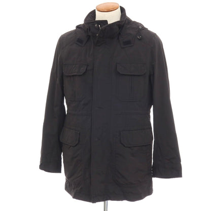 【中古】ジョセフ JOSEPH ポリエステルナイロン スタンドカラー ミリタリージャケット ブラック【サイズ48】【 状態ランクC 】【 メンズ 】