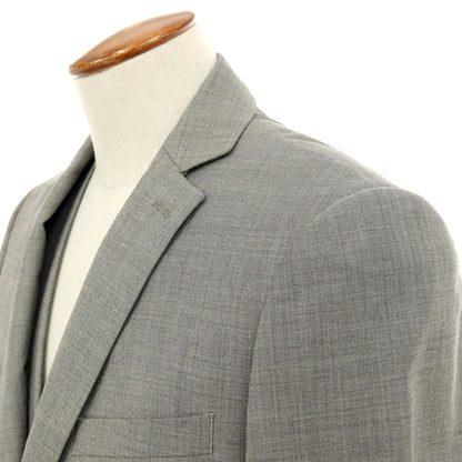 【中古】カルバンクライン Calvin Klein PLATINUM スリーピース ウールポリエステル 2つボタンスーツ グレー【サイズ上38/下32/ジレ38】【 状態ランクB 】【 メンズ 】