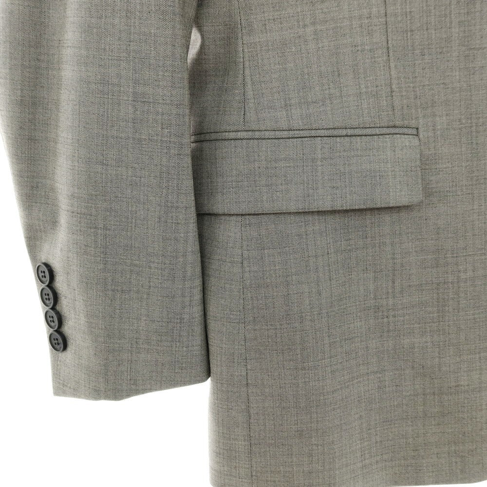 【中古】カルバンクライン Calvin Klein PLATINUM スリーピース ウールポリエステル 2つボタンスーツ グレー【サイズ上38/下32/ジレ38】【 状態ランクB 】【 メンズ 】