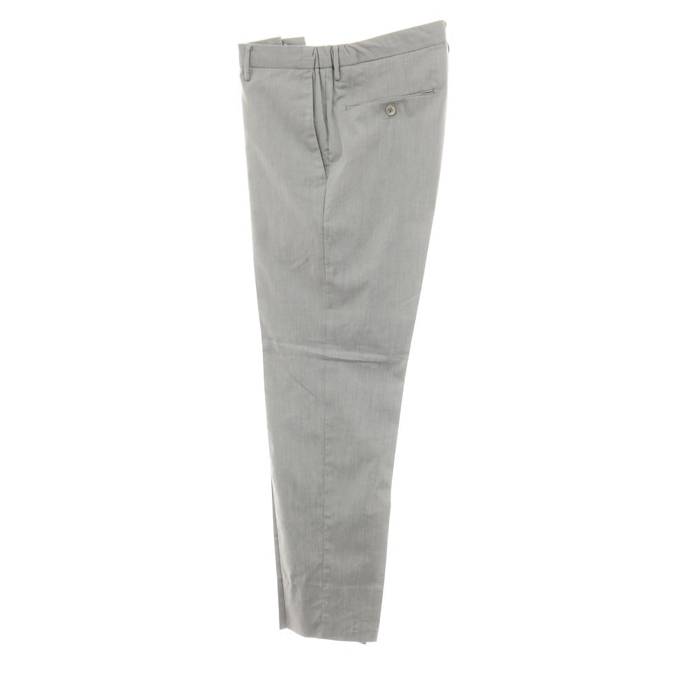 【中古】23区オム 23kuHOMME ストレッチ コットン 2つボタンスーツ セットアップ ライトグレー【サイズ上46/下48】【 状態ランクC 】【 メンズ 】