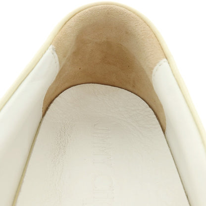 【中古】ジミーチュウ JIMMY CHOO レザー スリッポンスニーカー ホワイト【サイズ42】【 状態ランクC 】【 メンズ 】