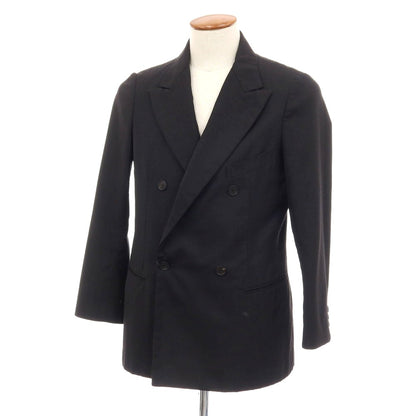 【中古】マンド Mando ポリエステルウール ダブル4B テーラードジャケット ブラック【サイズ2】【 状態ランクD 】【 メンズ 】