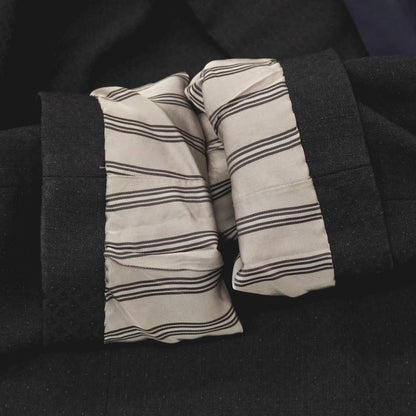 【中古】マンド Mando ポリエステルウール ダブル4B テーラードジャケット ブラック【サイズ2】【 状態ランクD 】【 メンズ 】