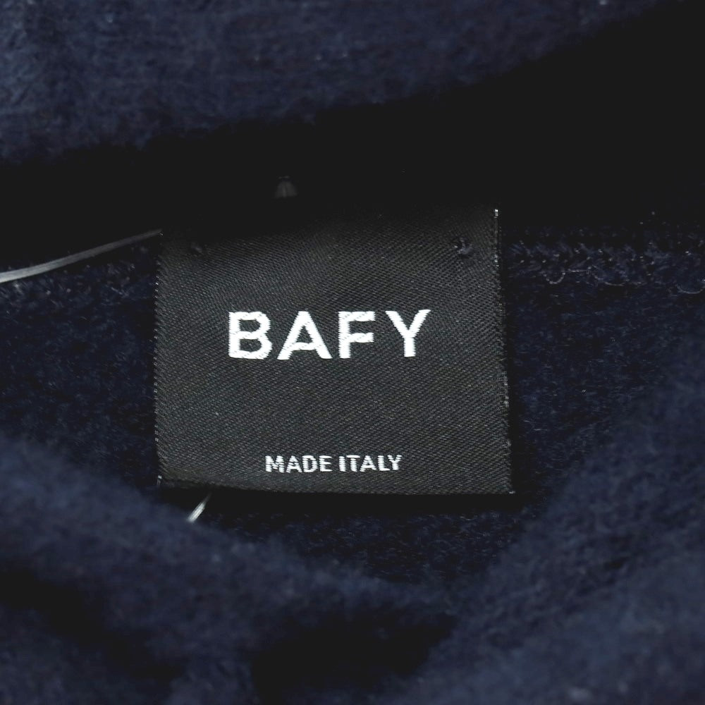 【中古】バフィー BAFY ウール プルオーバー ニットパーカー ネイビー【 サイズ44 】【 状態ランクC 】【 メンズ 】