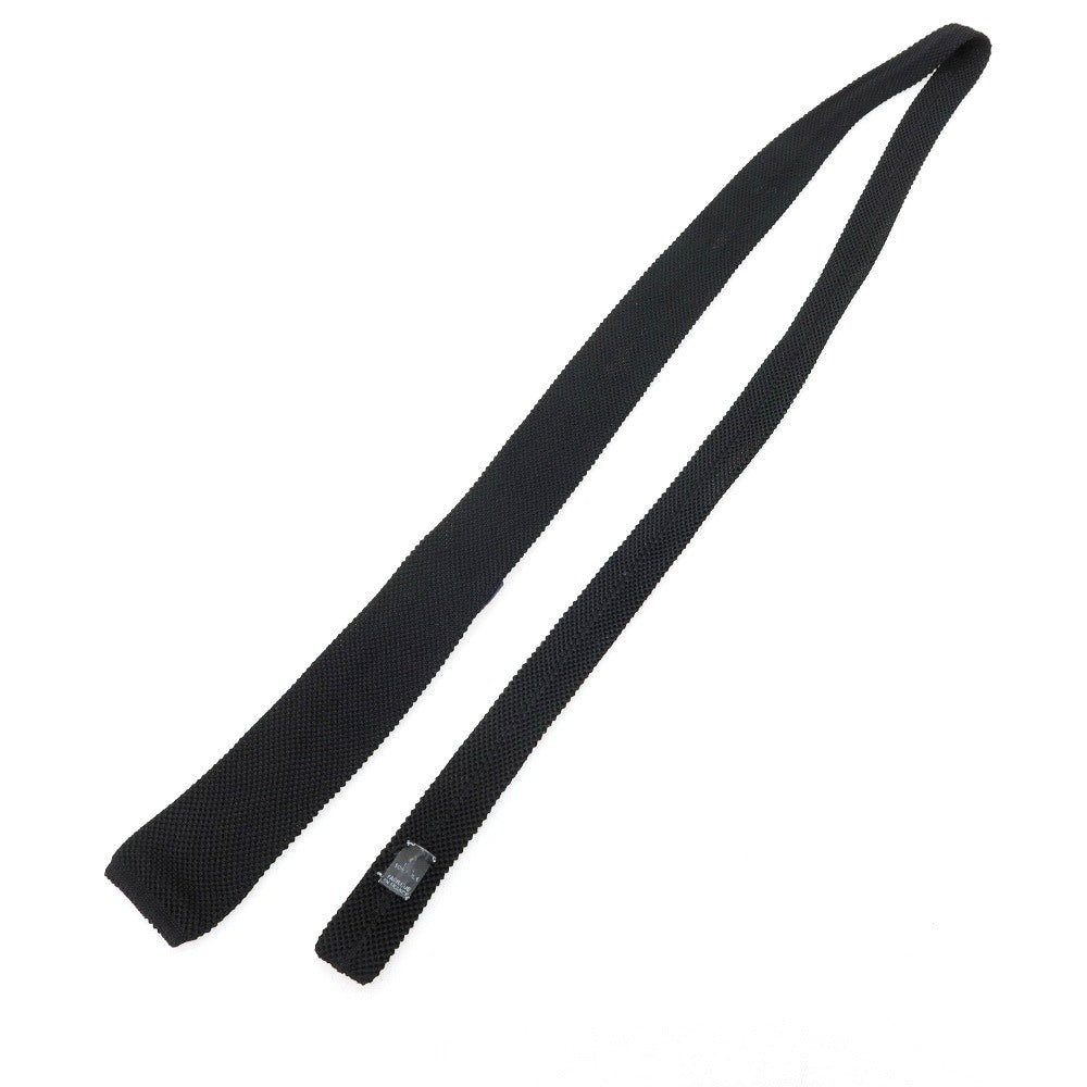 【中古】トリコディオ TRICOT DIO シルク ニットタイ ブラック【 状態ランクB 】【 メンズ 】