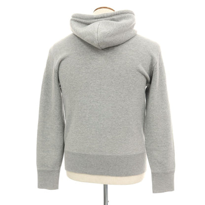 【中古】ループウィラー LOOPWHEELER ×BEAMS+ コットン ダブルジップ パーカー グレー【サイズM】【 状態ランクC 】【 メンズ 】