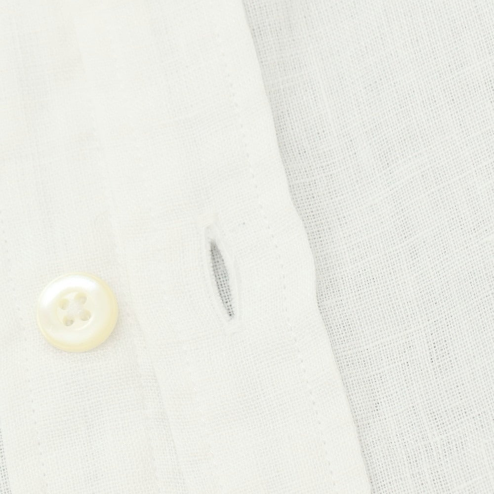 【中古】ブリッラ ペル イル グスト Brilla per il gusto リネン ワイドカラー カジュアルシャツ ホワイト【サイズXS】【 状態ランクC 】【 メンズ 】