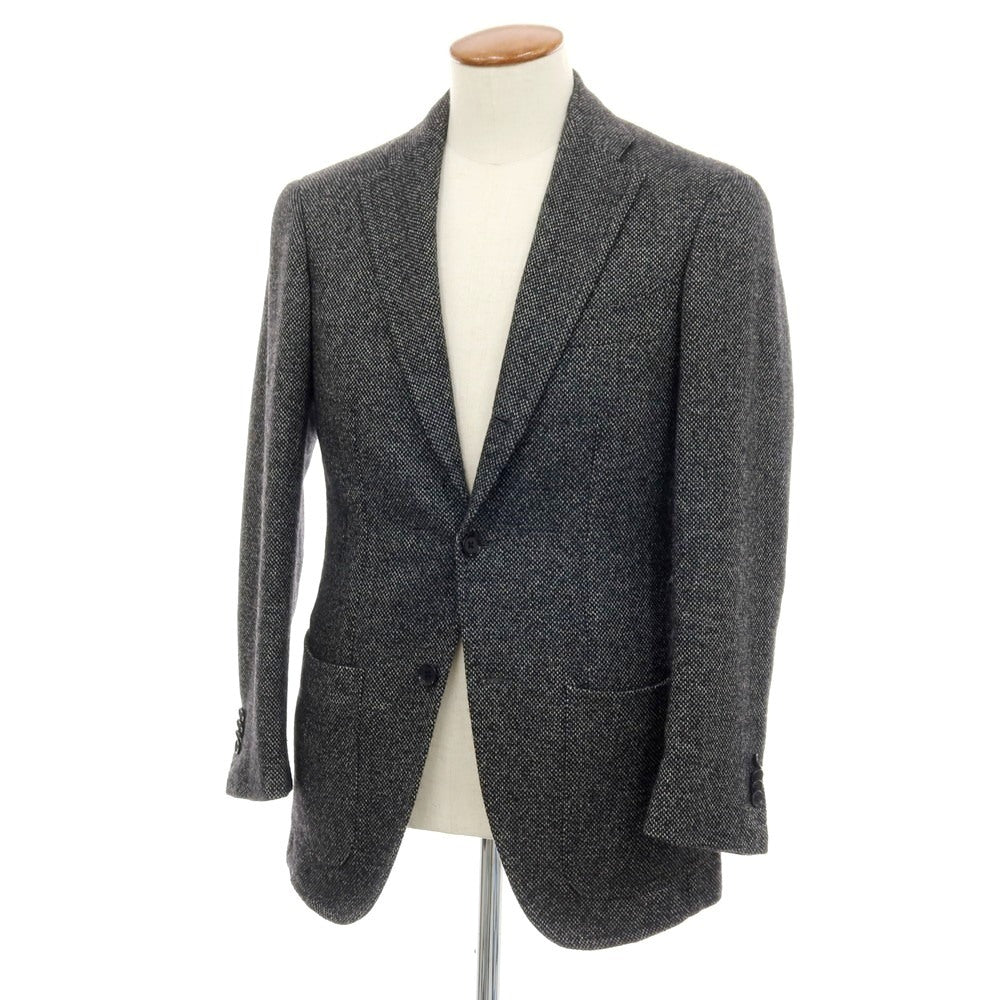 【中古】リングヂャケット RING JACKET New Balloon ウール 3B テーラードジャケット ブラックxホワイト【サイズ48】【 状態ランクB 】【 メンズ 】