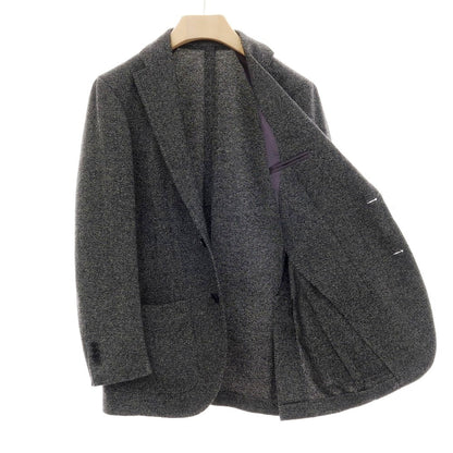 【中古】リングヂャケット RING JACKET New Balloon ウール 3B テーラードジャケット ブラックxホワイト【サイズ48】【 状態ランクB 】【 メンズ 】
