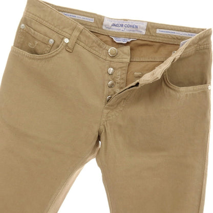 【中古】ヤコブコーエン JACOB COHEN J622 COMF-RX ストレッチ コットン 5ポケットパンツ ベージュ【サイズ32】【 状態ランクA 】【 メンズ 】