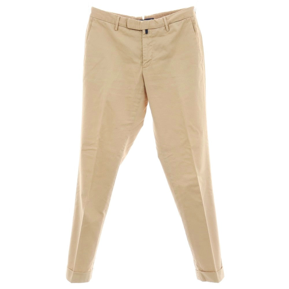 【中古】インコテックス INCOTEX コットンポリウレタン カジュアルスラックスパンツ ベージュ【サイズ46】【 状態ランクC 】【 メンズ 】