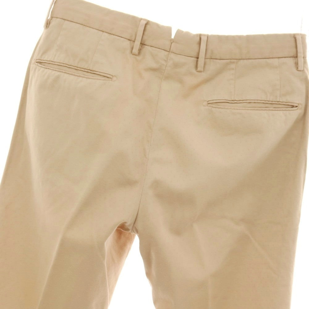 【中古】インコテックス INCOTEX コットンポリウレタン カジュアルスラックスパンツ ベージュ【サイズ46】【 状態ランクC 】【 メンズ 】