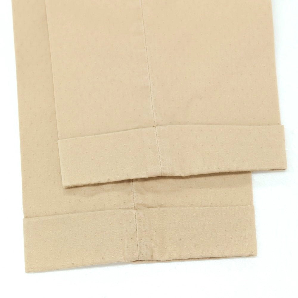 【中古】インコテックス INCOTEX コットンポリウレタン カジュアルスラックスパンツ ベージュ【サイズ46】【 状態ランクC 】【 メンズ 】