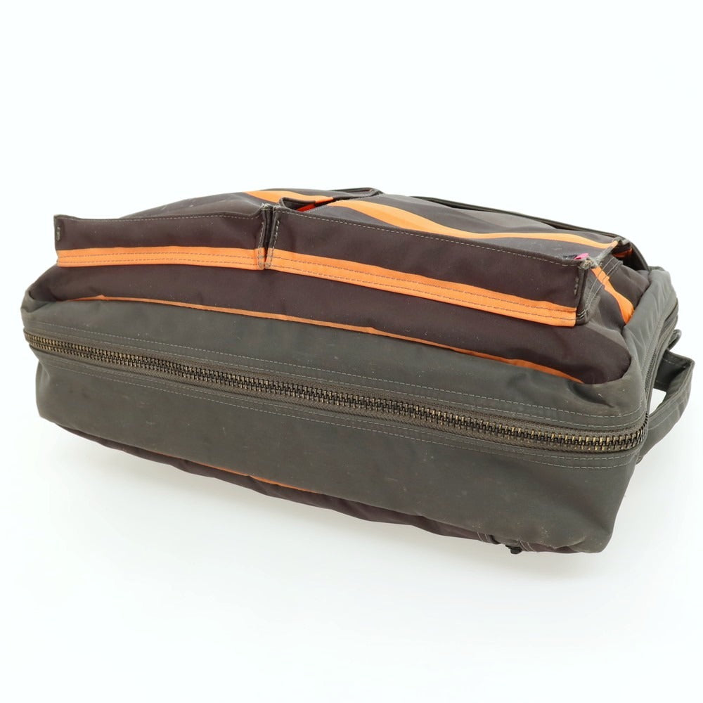 【中古】ポーター PORTER ×ポールスミス 80周年 3way ナイロン ブリーフケース カーキ【 状態ランクD 】【 メンズ 】
