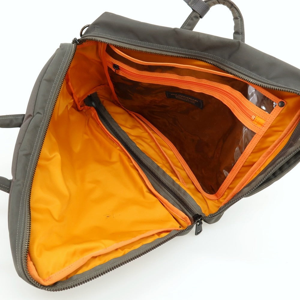 【中古】ポーター PORTER ×ポールスミス 80周年 3way ナイロン ブリーフケース カーキ【 状態ランクD 】【 メンズ 】