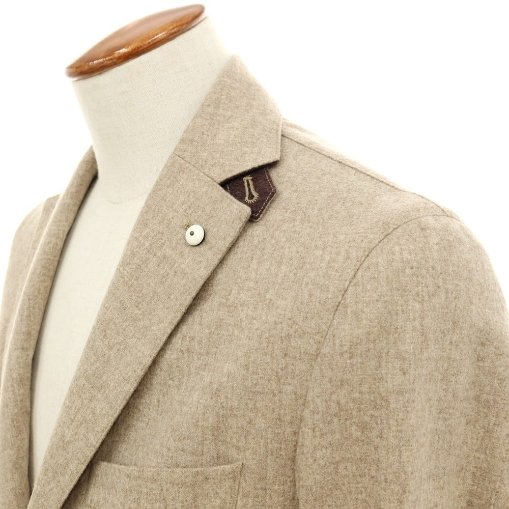 【中古】エルビーエム1911 L.B.M.1911 ウール 2B カジュアルジャケット ベージュ【サイズ46】【 状態ランクB 】【 メンズ 】