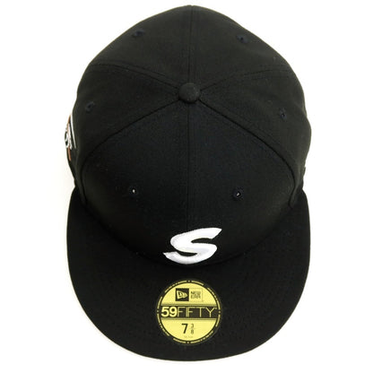 【中古】シュプリーム Supreme 2025年秋冬 Reaper S Logo New Era ベースボールキャップ 帽子 ブラック【サイズ7 3/8（58.7cm）】【 状態ランクA 】【 メンズ 】