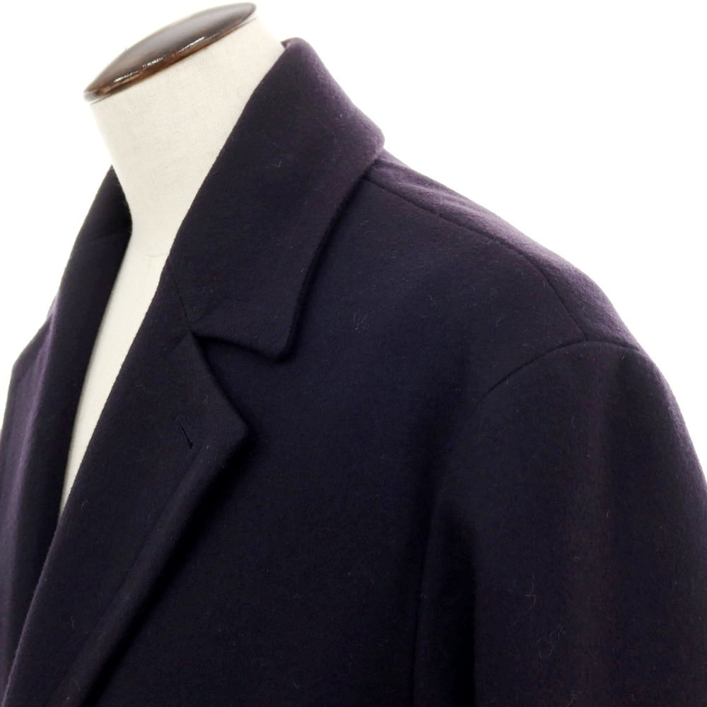 【SALE10%OFF/返品不可】【中古】イーヴォ Hevo チェスターフィールドコート ネイビー【 サイズ50 】【 状態ランクB 】【 メンズ 】