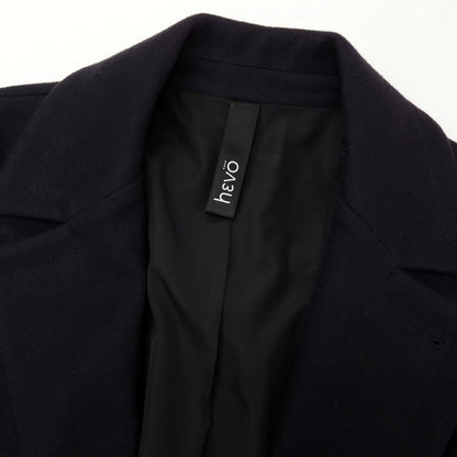 【SALE10%OFF/返品不可】【中古】イーヴォ Hevo チェスターフィールドコート ネイビー【 サイズ50 】【 状態ランクB 】【 メンズ 】