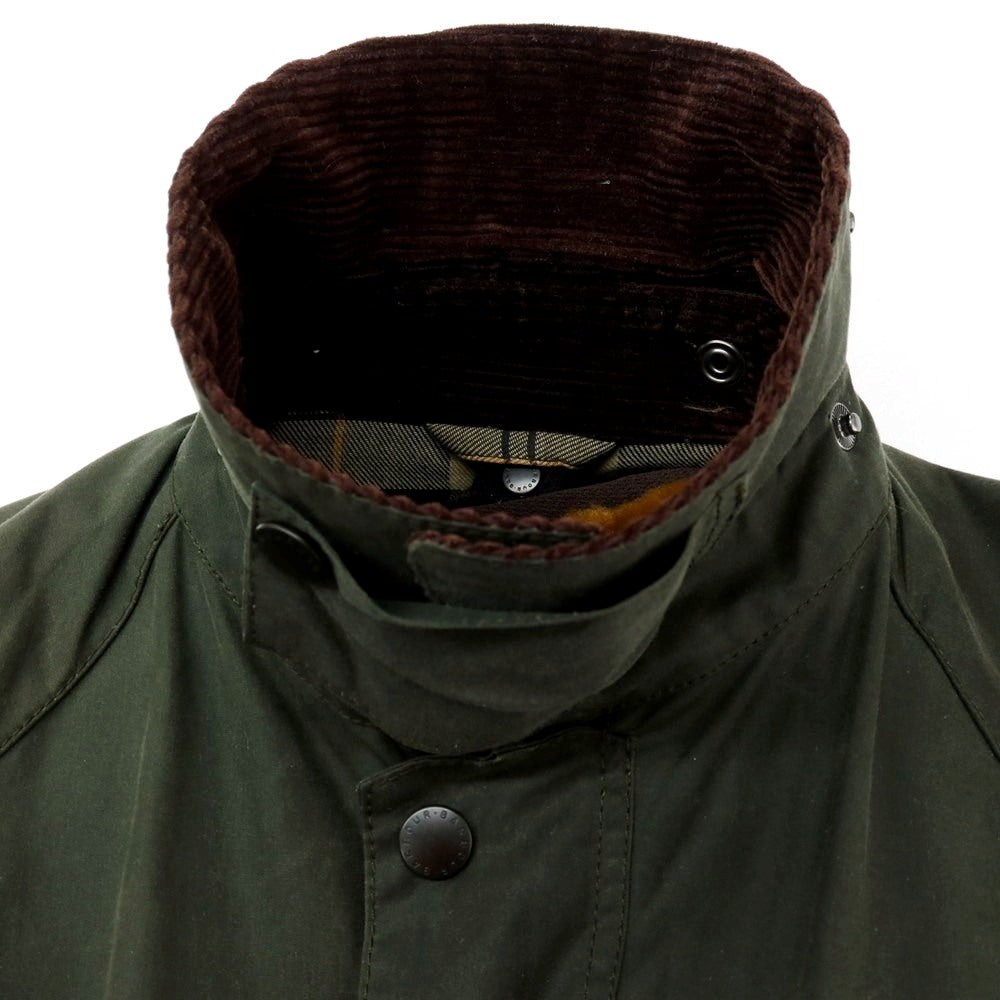 【中古】バブアー Barbour SL BEDALE ワックスコットン ファーライナーベスト付き フィールドジャケット オリーブ【サイズ40】【 状態ランクB 】【 メンズ 】[APD]