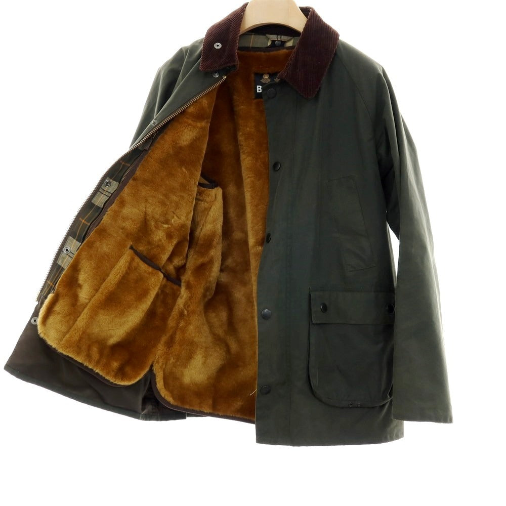【中古】バブアー Barbour SL BEDALE ワックスコットン ファーライナーベスト付き フィールドジャケット オリーブ【サイズ40】【 状態ランクB 】【 メンズ 】[APD]